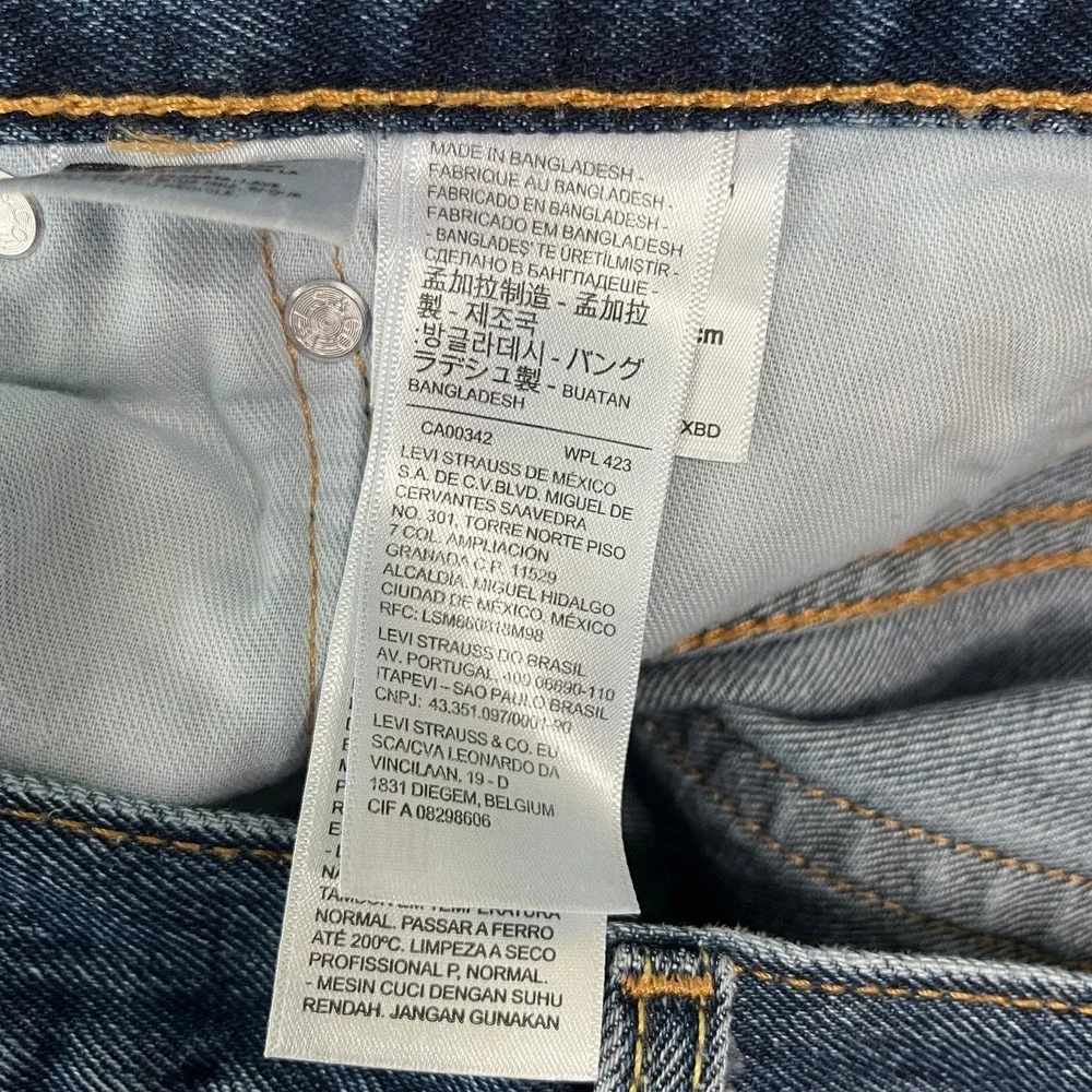 Levi's 550‎ Jeans Mens Size 38X30 Blue Denim Medium Wash Straight Relaxed Fit